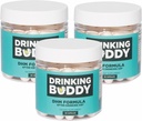 Joomine Buddy (3 pakett, pärast joomist abi DHM, Prickly Pear, L-Cystine ja L-Theanine, Piimaohakas, B-vitamiinid, Ingver