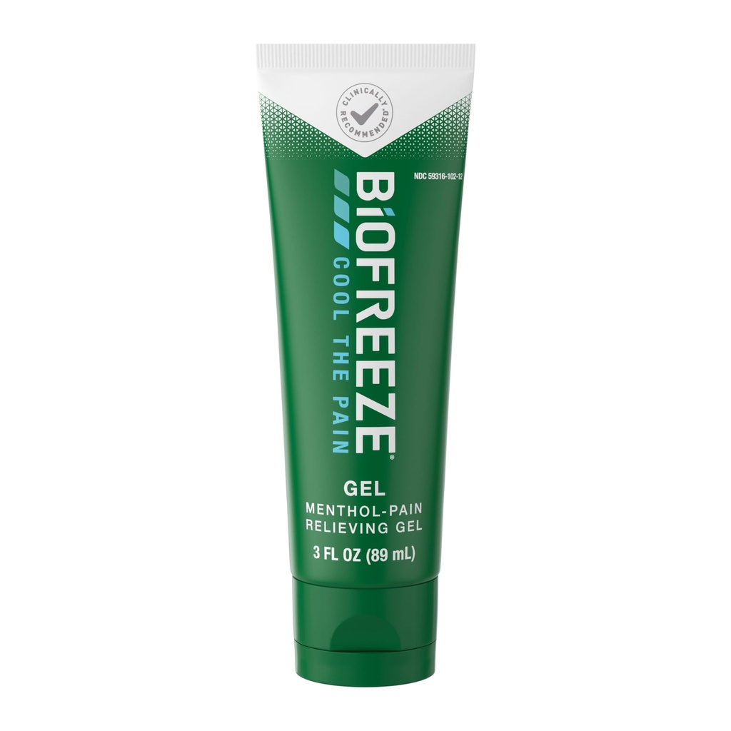 Biofreeze Pain Relief Gel , Artriit Valu Reliver , Põlve & alaseljavalu leevendamine , valu lihaste leevendamine , kaelavalu leevendamine , apteeker Soovitatav FSA Eligible , 3 FL OZ Biofreeze Mentool Gel