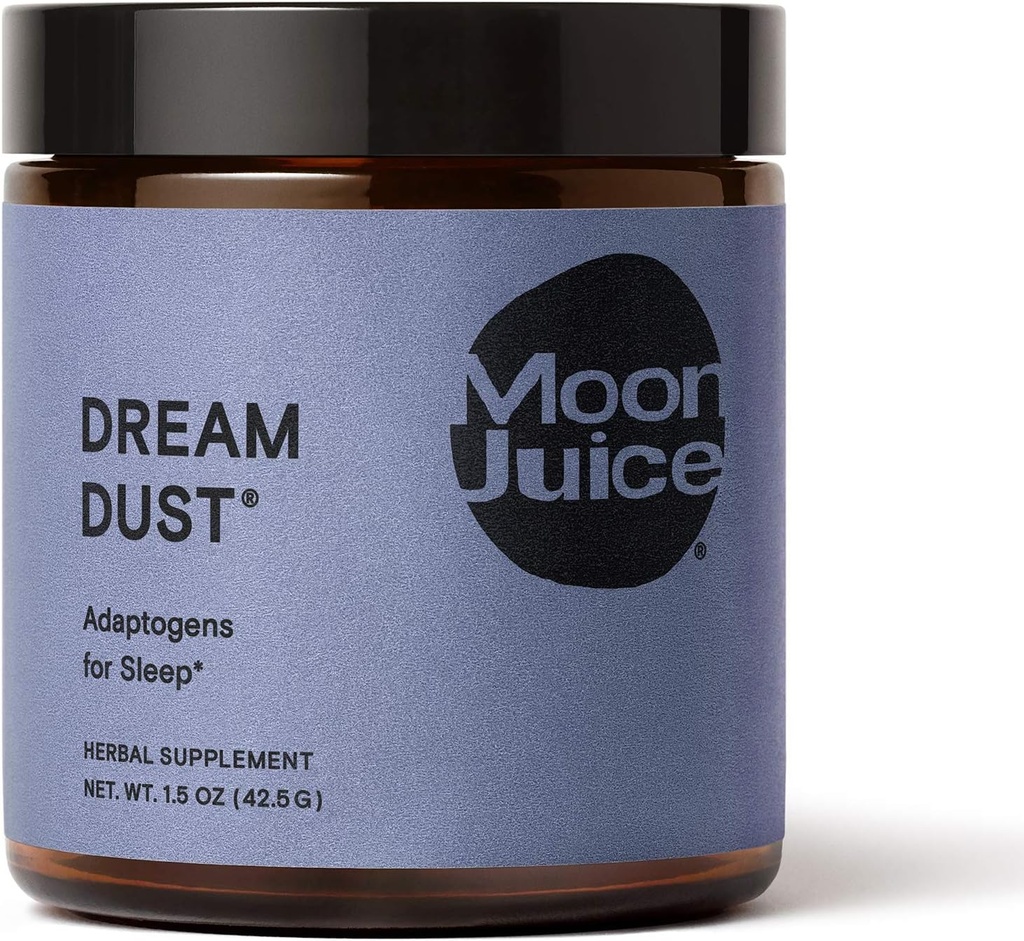 Dream Dust by Moon Juice - Rahulik Rest - Natural Adaptogenic Pulber Supplement - Ashwagandha, Chamomile, Jujube, Polygala & Schisandra - Vegan, Non-GMO, Gluteenivaba (1,5oz)