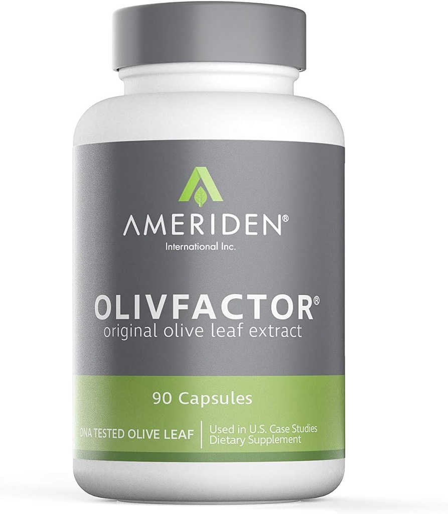 OLIVFACTOR - Original Olive Leaf Extract-DNA testitud potentsi 20% standarditud aktiivne oleuropein 90 Vcaps 525 mg
