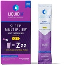 Vedel I.V.® Hüdratsioonikordaja® + Sleep - mustikalavendel - elektrolüütpulbri joogisegu pakendid | Mugavad ühekordselt teenindavad kaikad | Mitte-GMO | 10 serveerimist (pakk 1)