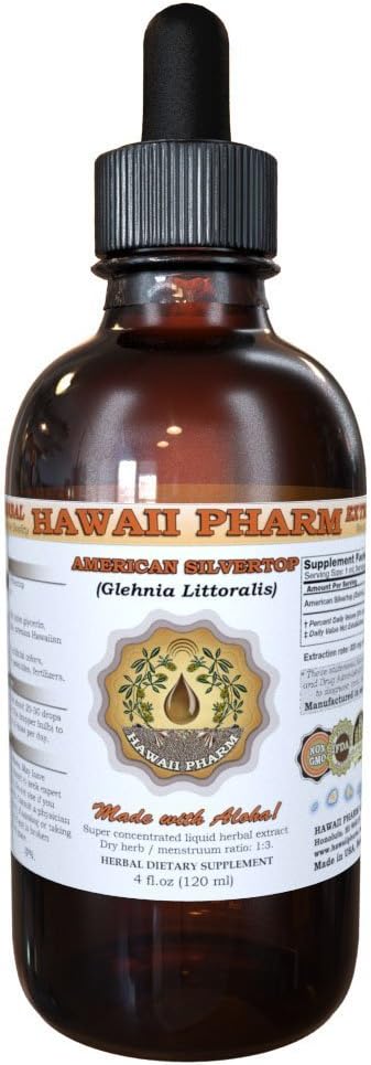American Silvertop Liquid Extract, American Silvertop (Glehnia Littoralis) Juur Tinktuur Lisa 2 oz