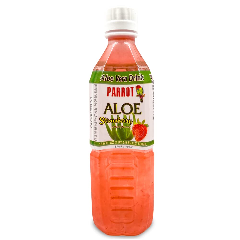 Parrot Brand Aloe Maasikas 16,9 fl.oz. (10 kotti)