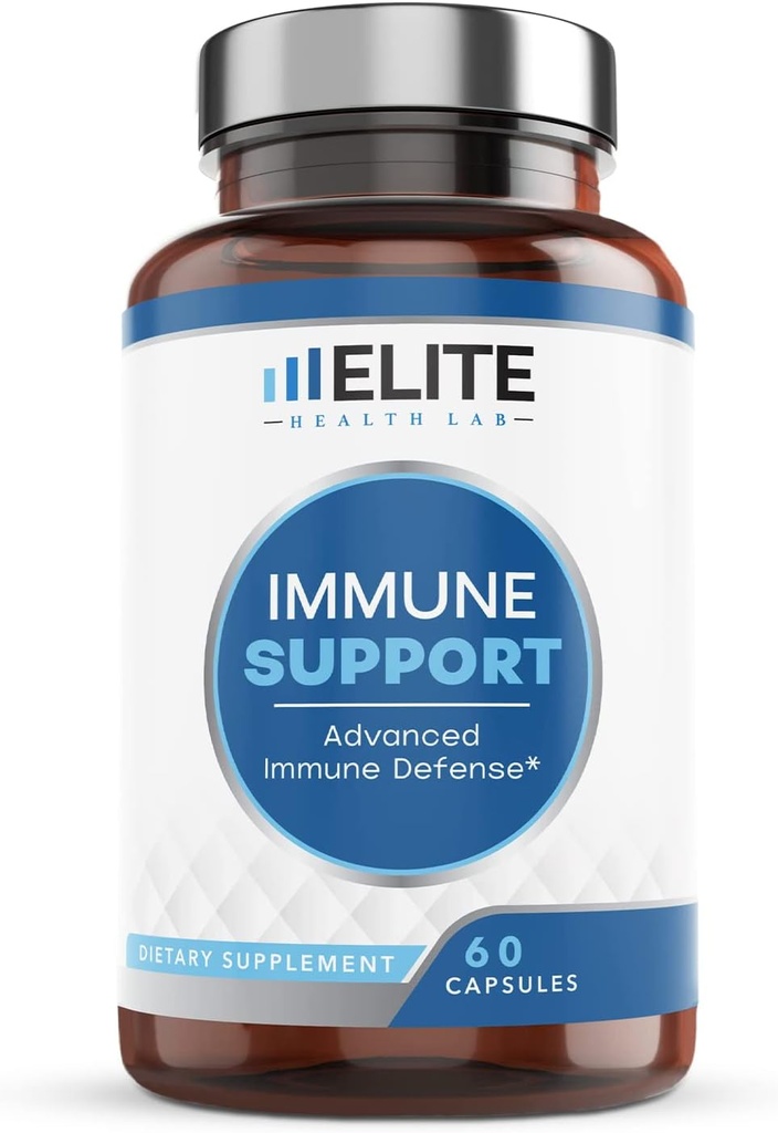 Ultimate 9-in-1 Immune Support Boost – 1000mg C-, D-, Tsink, Echinacea, Quercetin & More – USA kolmanda osapoole labor Testitud, Gluteenivaba, 60 kapslit – valmistatud USAs