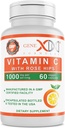 Genex Formulas 1000mg C-vitamiini Rose HIPS (60 kapslit) toetab tervislikku immuunsüsteemi - mitte-GMO, gluteenivaba, vegan (60 päeva pakkumine)
