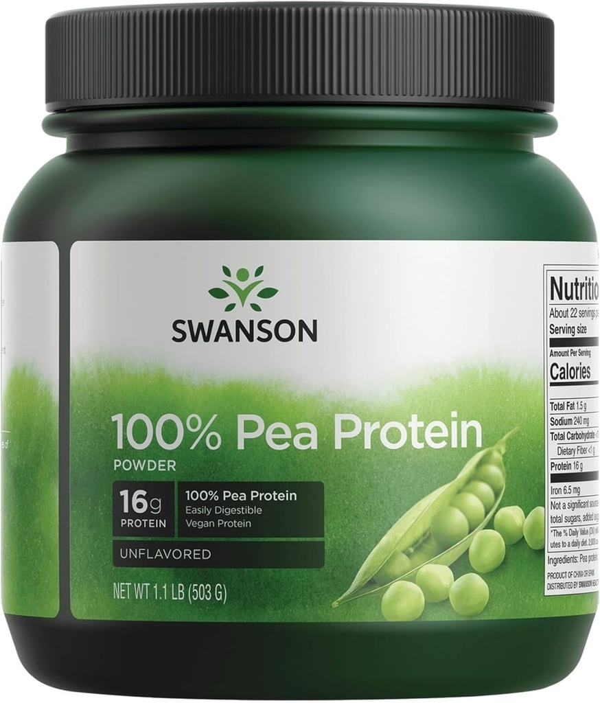Swanson 100% puhas hernevalk 1, 1 lb (503 g) Pwdr