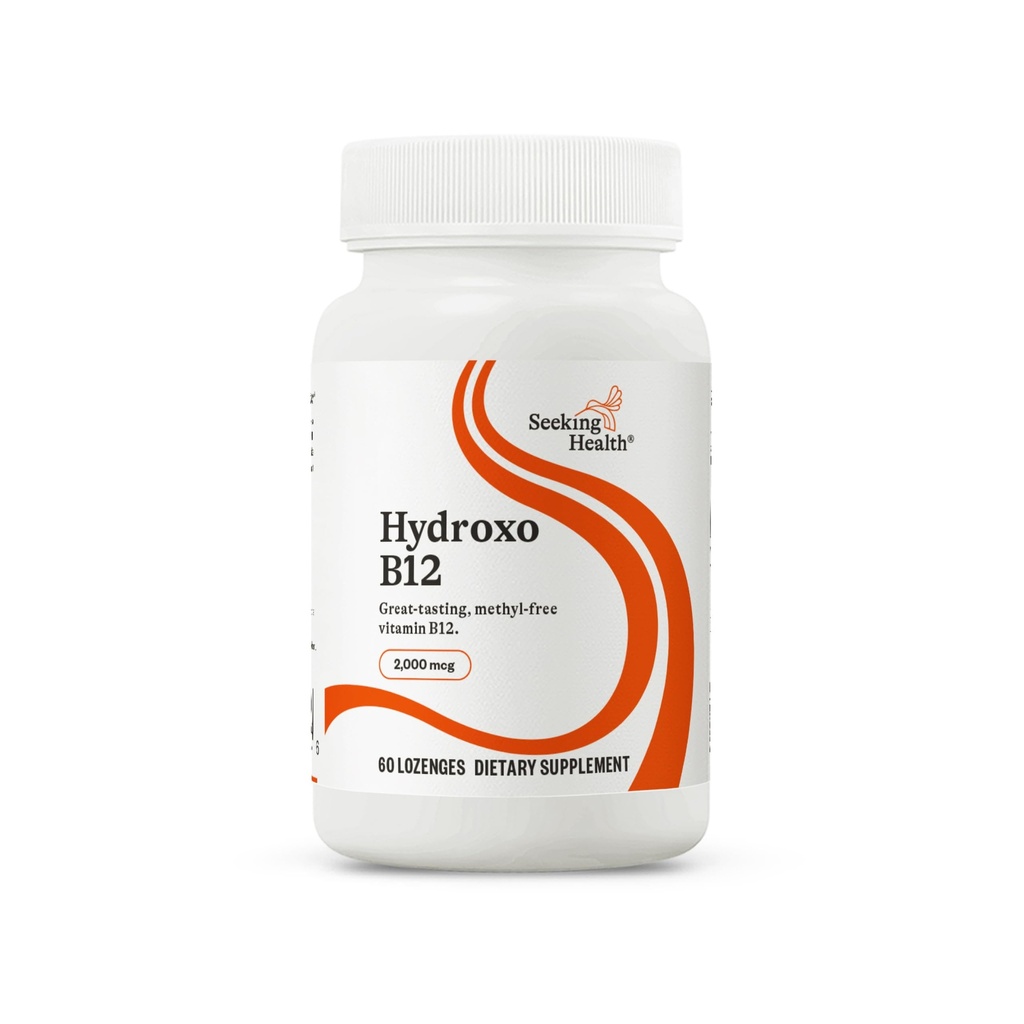 Tervise Hüdrokso B12 - B-vitamiini lisand energiatoetuseks - Folaadi lisand metüülimise ja homotsüsteiini taseme toetamiseks - 2000 mcg, 60 lozenges