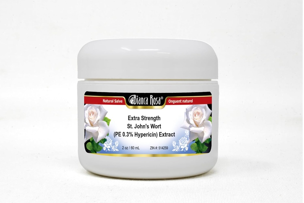 Bianca Rosa ekstra tugevus naistepuna (PE 0, 3% hüperitsiin) ekstrakt - Salve salv (2 oz, ZIN: 514259)
