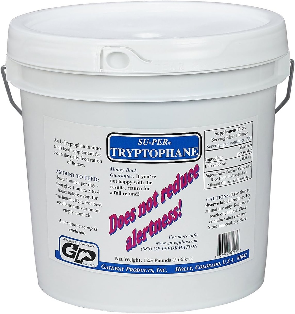 Gateway SU-PER trüptofaan (Calming Support for Horses) - 12,5 naela