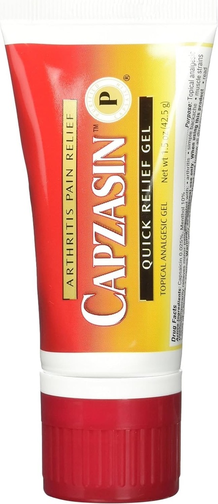 Capzasin Artriit Valu leevendamine, Kiire Relief Gel, No Mess Käsna aplikaator 1,5 oz (42,5 g)