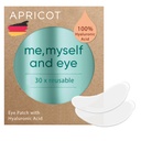 APRICOT Eye Patches koos hüaluroonhappega (pakk 1) I Anti-Aging Eye Pads "Mina, mina ja silm" I Vähendab silma kortse I Korduvkasutatavad silmaplaastrid I Silicone padjad vastu kortse I Valmistatud Saksamaal