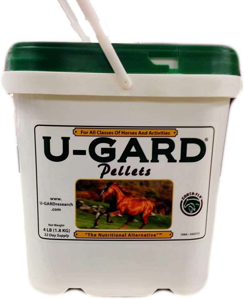 U-Gard Pellets 4 lb kõigile hobuste ja tegevuste klassidele. Kaltsiummagneesium toidulisand