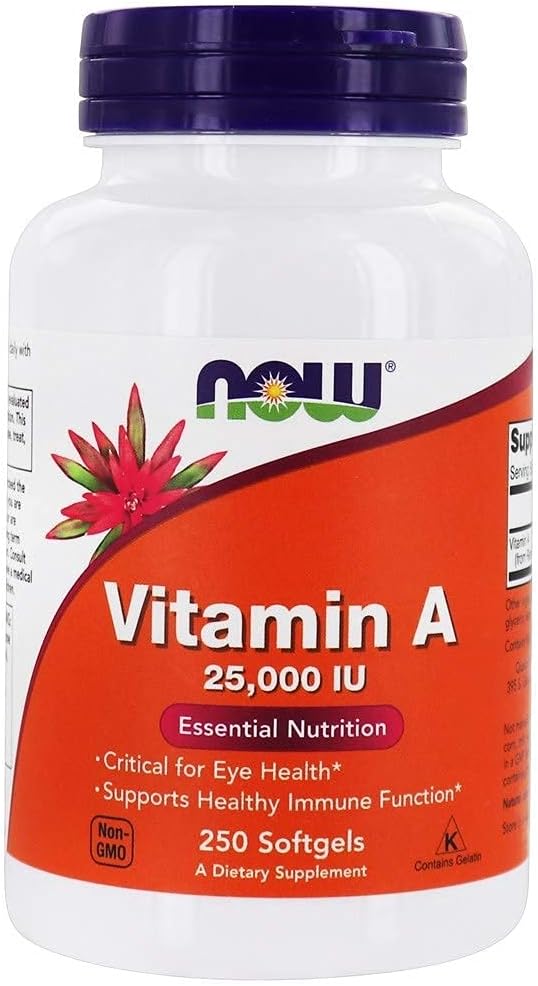 NOW Foods A 25 000 RÜ 250 - Softgel