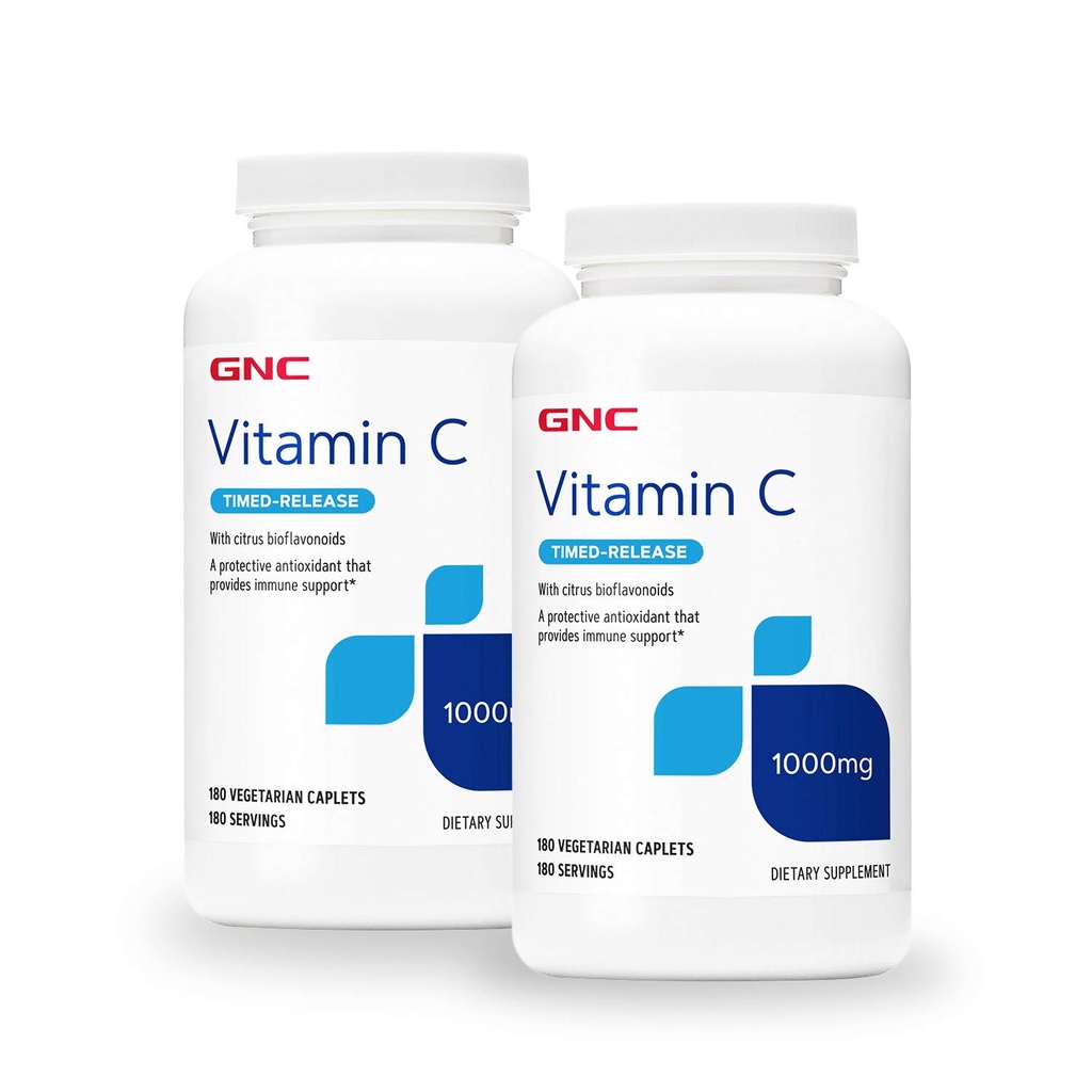 GNC C-vitamiin Ajastatud vabastav 1000 mg - kaksikpakend