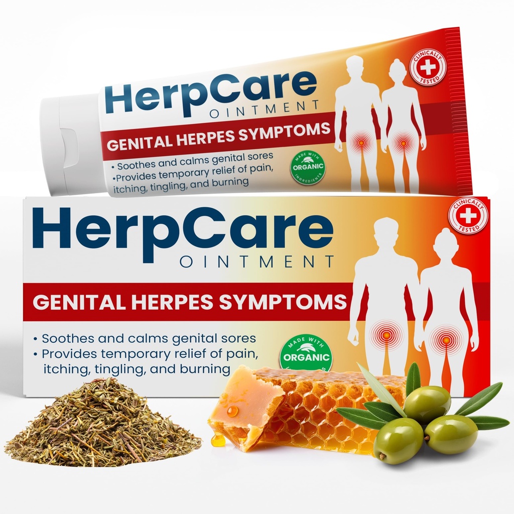 Herpes Suguelundite ravi | Herpcare Fast Acting Salv | Seda saab kasutada külmavalu korral | Homöopaatiline meditsiin | Soothes Itching, Tingling & Burning | Suguelundite valulikkuse sümptomite leevendamine