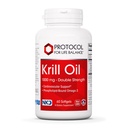 PROTOKOLL LIFE BALANCE Krill Oil 1000mg - Extra Strength Krill Oil Supplement - DHA & EPA - astaksantiiniga - Toetus süda, aju, liigesed - Non-GMO & Halal - 60 Softgels