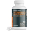 Bronson Vitamiin K2 MK- 7 200mcg Täiendav tugevus, 60 taimset tabletti