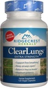 RidgeCrest Clearlungs Extra Strength, Homeo/Herbal Decongestant , 120 Veg Capsules