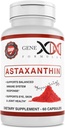 GENEX 12mg Astaksantiin Softgels (60 kapslit) Looduslik antioksüdant silma, naha ja liigese tervise ja immuunsuse toetamiseks - Gluteenivaba, mitte-GMO (60 päeva pakkumine)