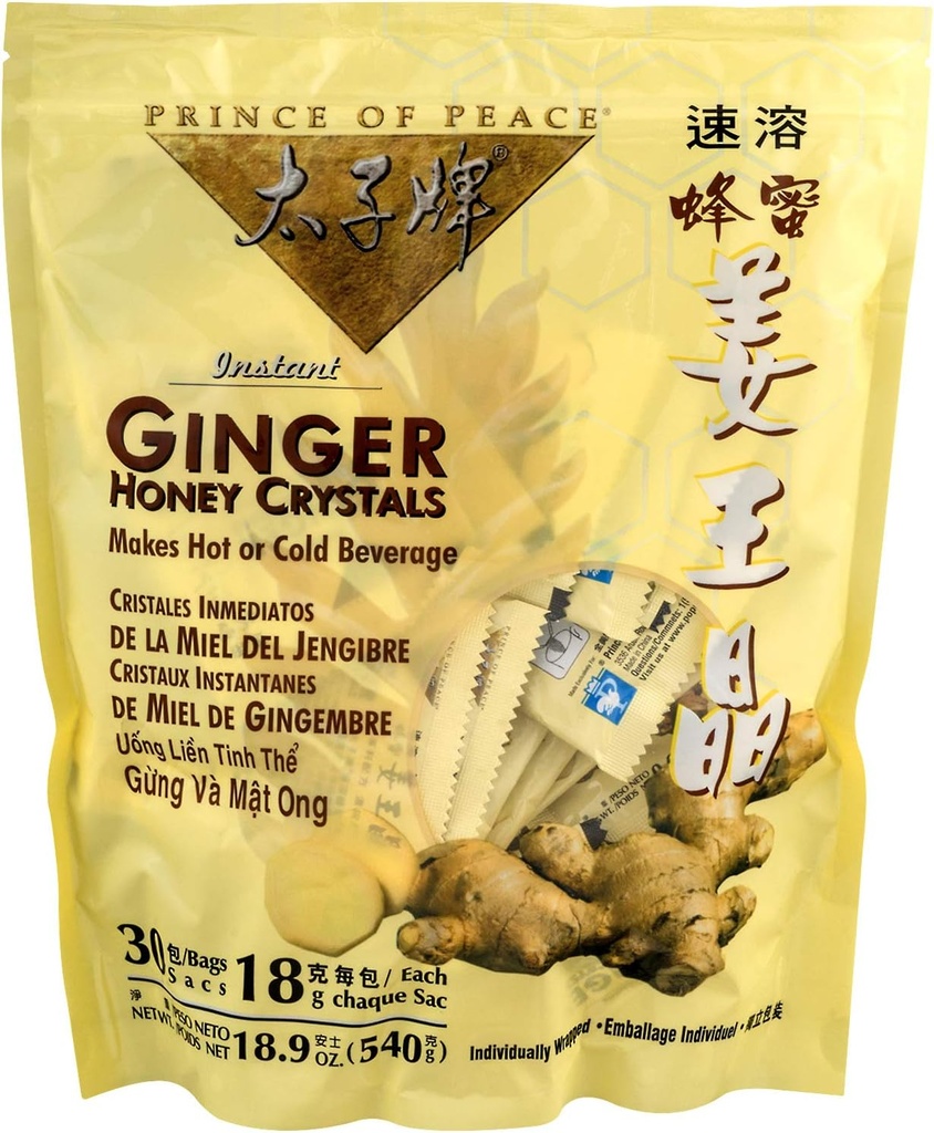 Prince of Peace Ginger Honey Crystals 30 Ct