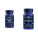 Elu pikendamine Melatoniin IR / XR & optimeeritud Ashwagandha - uni, stressi leevendamine, fookus, mälu - 60 kapslit