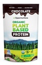 Opportuniteas Orgaaniline Taimne Valk Pulber, 20g Vegan Valk Hernes, Kõrvits ja riis, Ilma Suhkruta, Mitte-GMO, Gluteenivaba, Kreemi Šokolaad, 1 lb