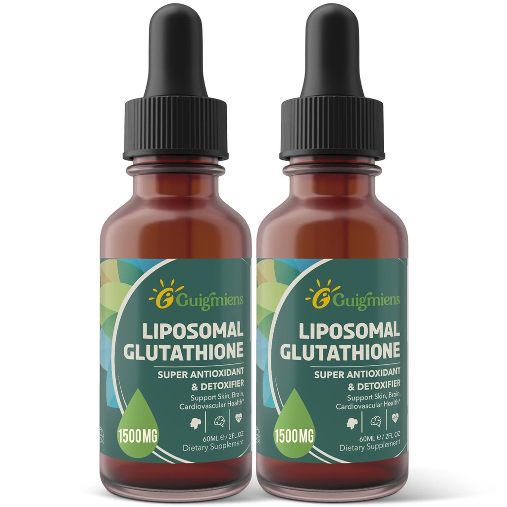 Liposomal Glutatioon , Superior Imendumine , Vedel Glutatiooni Lisand , Võimas Antioksüdant , Maksa Detox , Immune Enhancer , Sojavaba , Mitte- GMO , Vegan & Gluten Fre , 4 fl.oz , 1500 mg