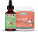 TOIMUVAD PAWS Piimaohaka tilgad Plus nahk + Coat Soft Chews - koertele Maksa- ja neerutoetus, Detox & Naha- ja Coat Health - Piimaohakas 2 Ounces - Nahk + Coat 70 närimist