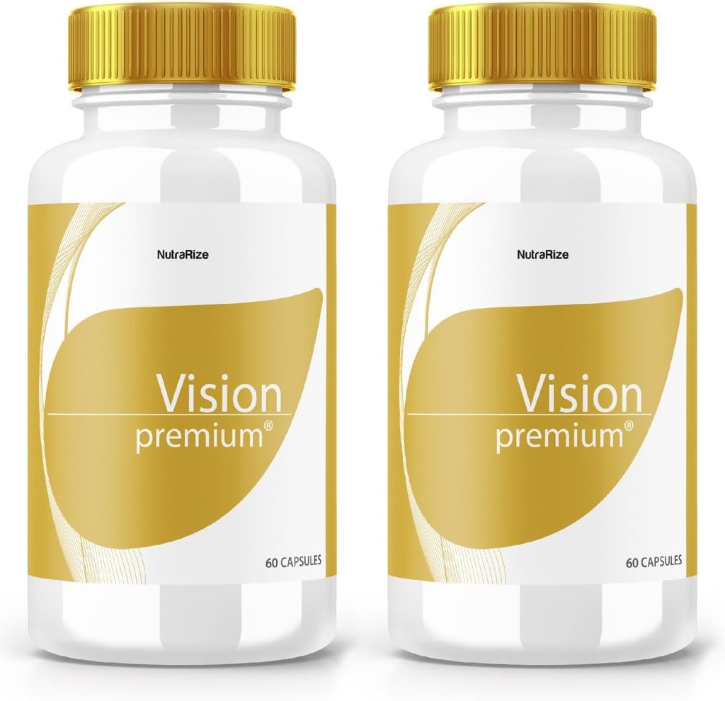 (2 Pack) Vision Premium, Premium Eye Support Supplement, Vision Premium, et parandada kontsentratsiooni ja fookust, Vision Premium All-Natural pillid tervete silmade jaoks, VisionPremium ülevaated (120 kapslit)