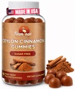 Suhkruvaba Ceylon Cinnamon Gummies Suhkrumäärus, Neuroprotektiivne- täiendus kroomi ja kaneelikoorega - alternatiiv kaneeli kapslitele - 90 närimist