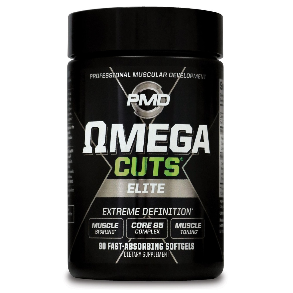 PMD Sport Omega kärbib Elite rasva kadu-lihaskoe määratlemine valem - Omega rasvhapped, MCT ja CLA lihaste määratlus ja hooldus - Keto Sõbralik naistele ja meestele - Stimulant Free (90 Softgels)