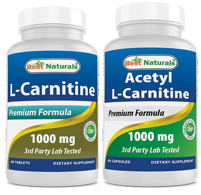 Parim looduslik L-karnitiin 1000mg ja atsetüül L-karnitiin 1000mg