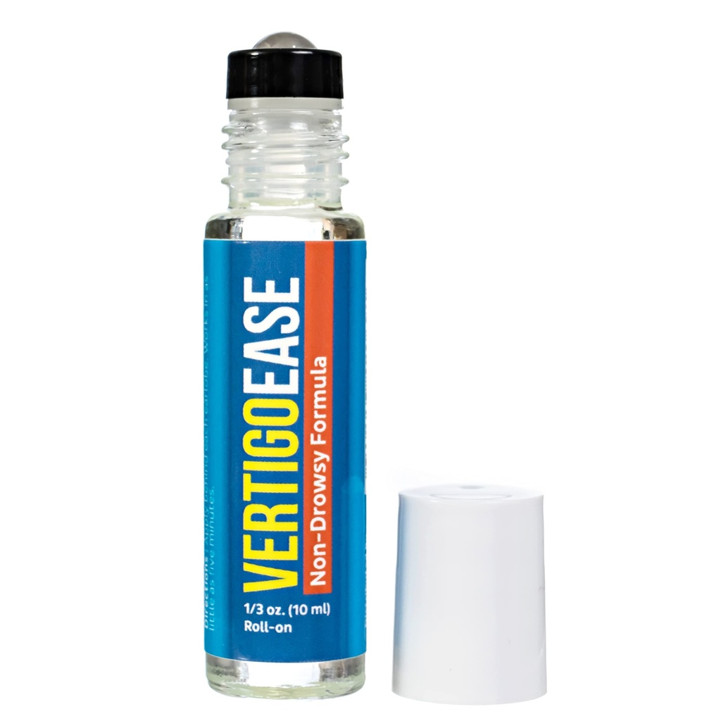 Põhiline Vigor Vertigo Ease Roll-On (10 ml) - Natural & Fast-Acting Vertigo ja Pearinglus Toetus Lavendel, Ingver, Frankincense & Eeterlikud õlid - Võitlus reisihaigus