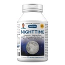 ANDREW LESSMAN Night Time 30 kapslit - 3 mg melatoniin, Valerian, Ashwagandha, Passionflower, Humal, Kummel. Ei mingit hommikust Grogginessi. Looduslik tugi, õrn rahumeelne uni. Kergesti neelatavad kapslid