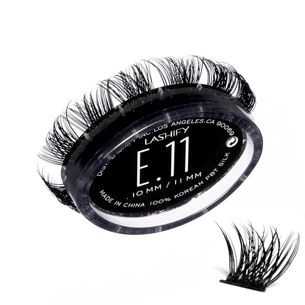 Lashify Extreme 11mm Gossamer DIY ripsmepikendused Täida, must, lihtne vale ripsmed lisada Tremendous Volume