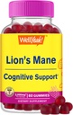 Nohjah Lions Mane Gummies täiskasvanutele (2 000mg) | Lions Mane lisamälu ja fookuse tugi | Gluteenivaba, mitte GMO | Berry Flavor | Lion's Mane Gummies 60 Count