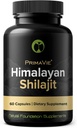 Shilajit Capsules Kõrge tugevusega puhastatud Primavie Shilajit koristatud 10 000 jalga Himaalaja mägedest, mis on rikkad Fulvic Acid & Trace Minerals 3. partei Testitud 100% looduslik valmistatud USAs (60)