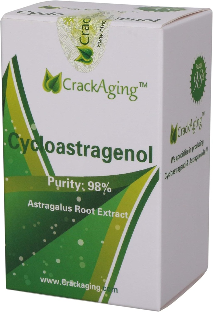 Super-absorptsiooni tsükloastragenool 98% vananemisvastane toidulisand | Telomere Nutritional 10mg 60 Veggie kapslid 2 pudelit