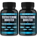 Dr Emy's (2 Pack Testosteroon Booster-Tongkat Ali Fadogia Agrestis Lämmastikoksiid Ashwagandha täiendus meestele L-arginiin Tsitrulline lambalääts - Turkesteroon Pre treeningpump (120 kapslit)