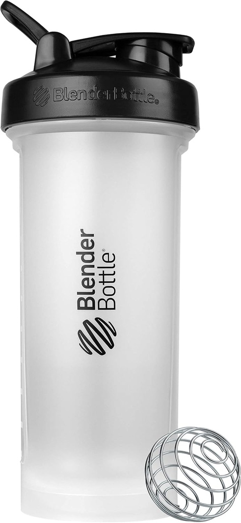 BlenderBottle Classic V2 Shaker pudel sobib ideaalselt valgukokteiliks ja eeltreeninguks, 45-kordne, selge / must