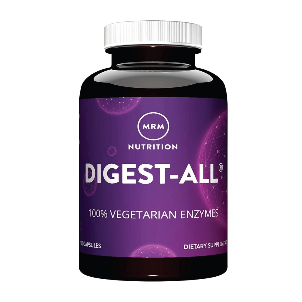 MRM Nutrition Digest-All ® | Seedeensüümid | Täiustatud seedimine ja imendumine | Laktaas + amülaas + lipaas | Võib aidata puhuda ja gaasi | 100% taimetoitlane | Gluteenivaba | 50 serveerimist