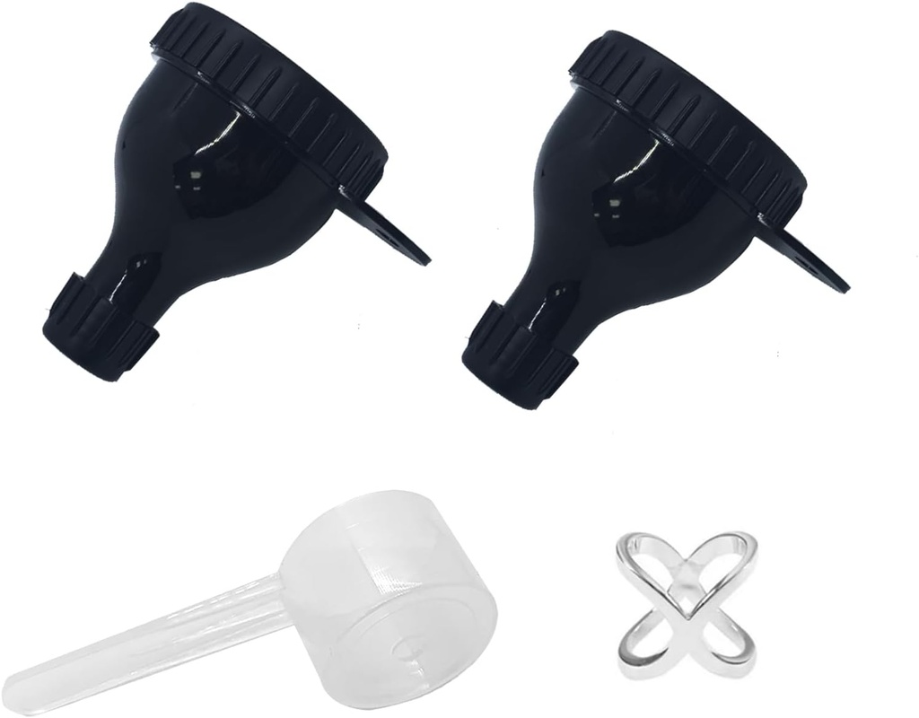 2Pack Protein Powder Container, et minna kaasaskantavad lisalehtrid koos Shaker pudelipallid ja spooni kaasaskantav Dispenser Konteiner Fitness ja Travel On-the-Go Täiendava ladustamise ja täitmise lahendus