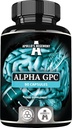 APOLLO HEGEMONY Alpha-GPC 600mg päevases annuses - 90 Vegan koliinkapslit - 99% koliinalfostsenaadi toidulisandit - lipiidkoliini - mälu ja kontsentratsioon kapslid