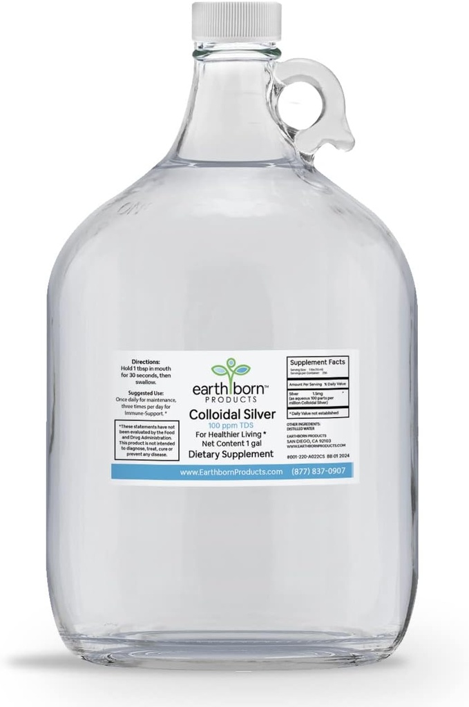 monoatoomiline kolloidhõbe (128OZ.)