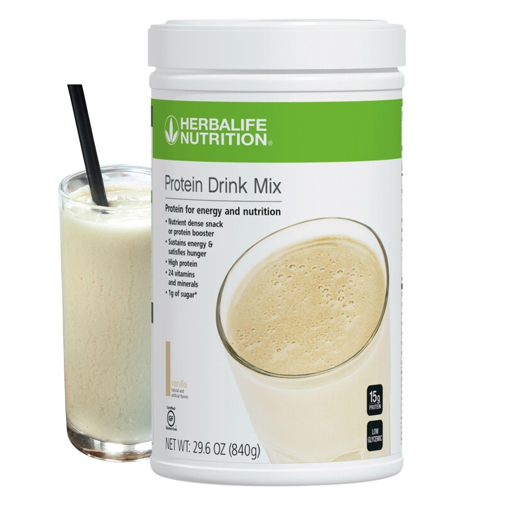 Herbalife HERBALIFE valgujoogi segu: Vanilje maitse 840 g, toitainete tihe tervislik suupisted, valk