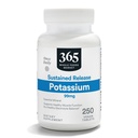 365 poolt kogu toiduturg, Jätkuvalt vabastav kaalium 99mg, vegan, 250 tabletti