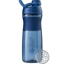 BlenderBottle SportMixer Shaker Bottle Ideaalne valgu raputamiseks ja enne treeningut, 28-kordne, mereväe