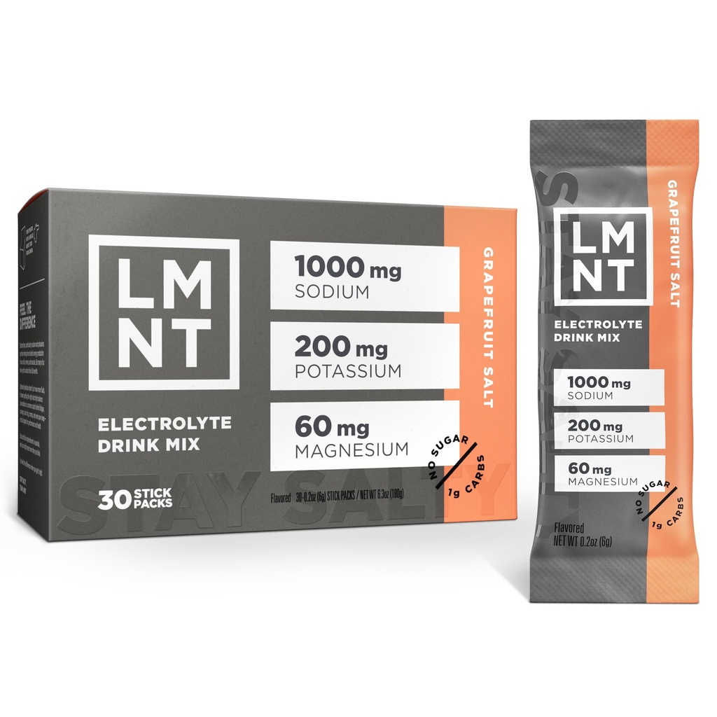 LMNT nullsuhkru elektrolüüdid - greibisool | Joogisegu | 30 loend