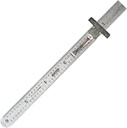 Üldine Tööriistad 300/1 6-tolline Flex Precision Stainless Steel Ruler, Chrome