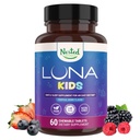 LUNA Kids | # 1 uneabi tabletid lastele 4+ ja tundlikele täiskasvanutele | looduslikult hangitud koostisosad | 60 x närimistabletid | õrn, taimne lisand kummeliga, melatoniiniga, Valerian & Sidrun Balm